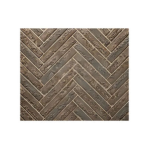 premium herringbone interior panels in brown