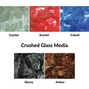 Optional Crushed Glass Media