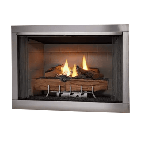 Majestic Vesper Vent-Free Outdoor Gas Fireplace - front view