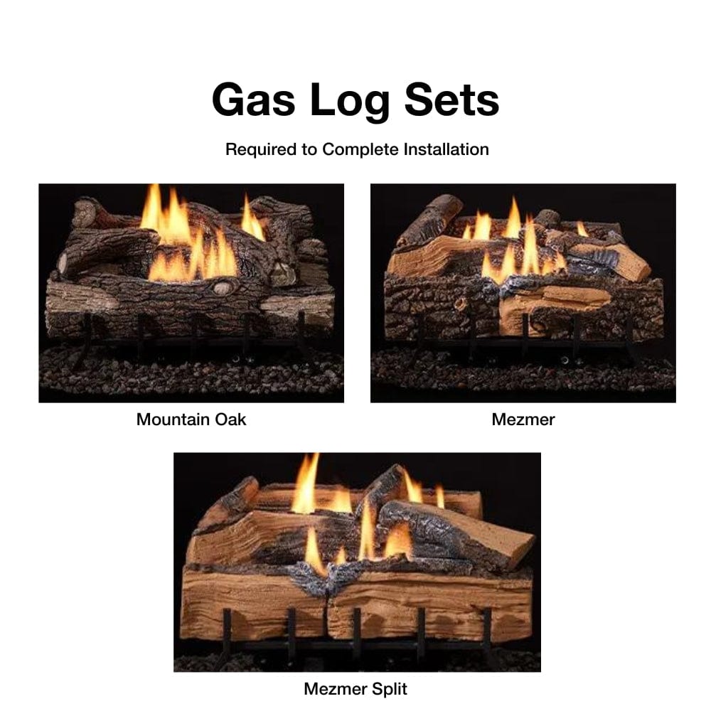 required gas log set options - alternate view