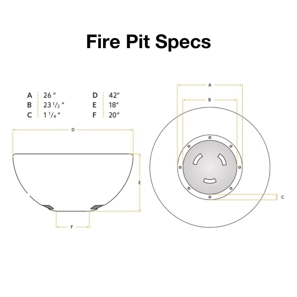 smokeless fire pit specs