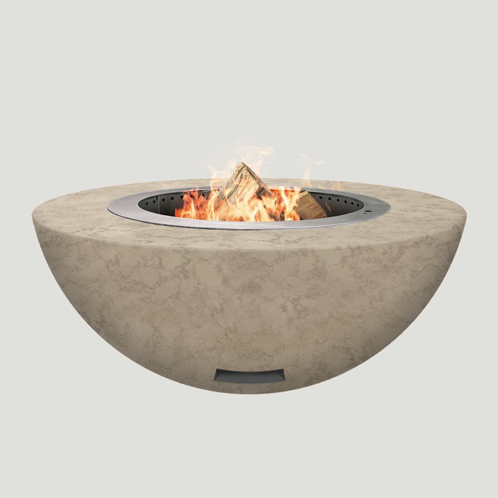Modern Blaze 42-Inch Smokeless Round Concrete Bone/Beige Fire Bowl