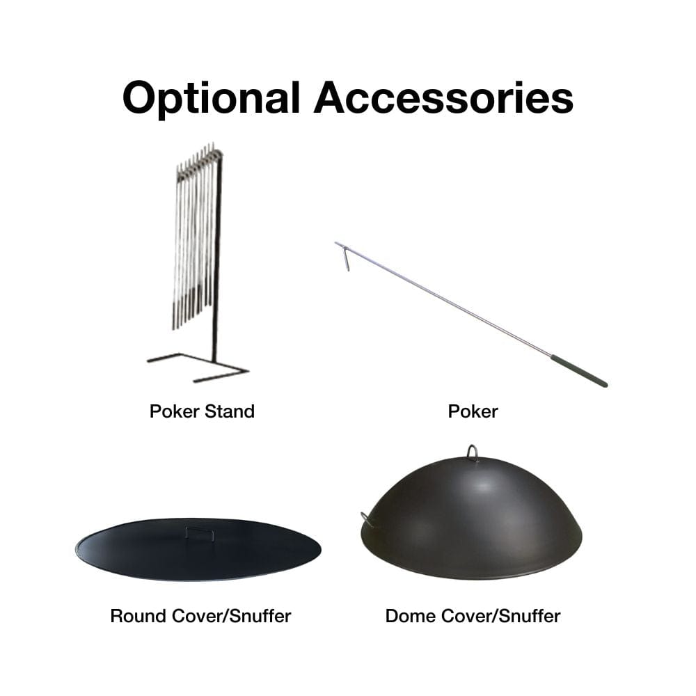 modern blaze poker stand poker and cover/snuffer