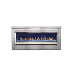 montigo mahana PL60VO gas fireplace with enclosure