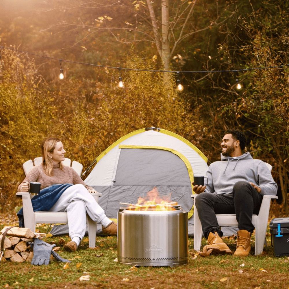Napoleon Timberwolf 22-Inch Smokeless Wood Burning Fire Pit in Stainless Steel Finish