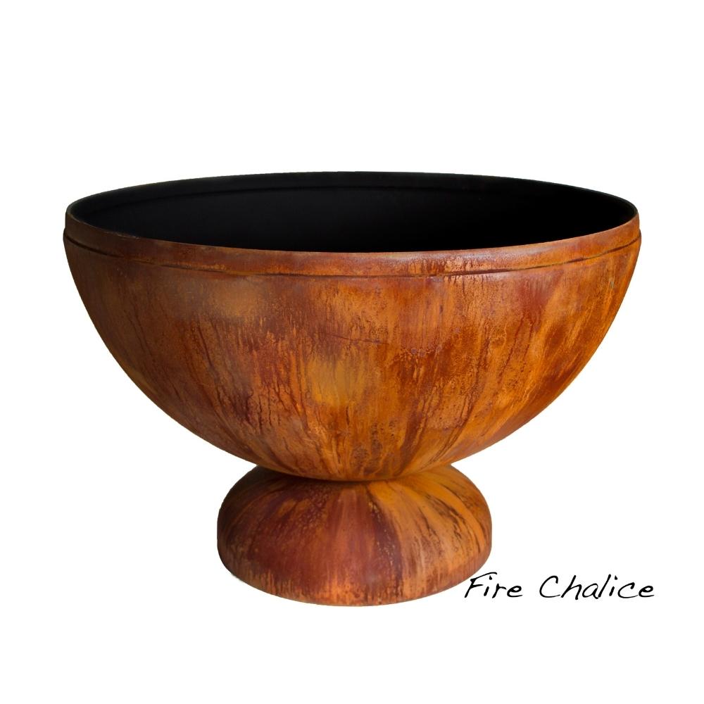 Ohio Flame Fire Chalice Artisan Fire Bowl, Sizes: 30&quot; - 41&quot; Wide