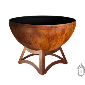 Ohio Flame Fire Chalice Artisan Wood-Burning Fire Bowl with Hollow Base