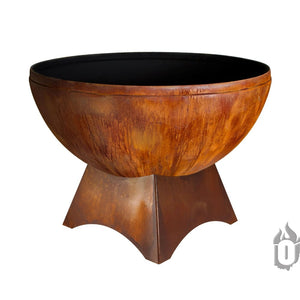 Ohio Flame Fire Chalice Artisan Wood-Burning Fire Bowl with Standard Base