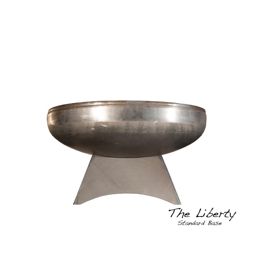 Ohio Flame Liberty Round Steel Fire Pit, Sizes: 24&quot; - 48&quot; Wide
