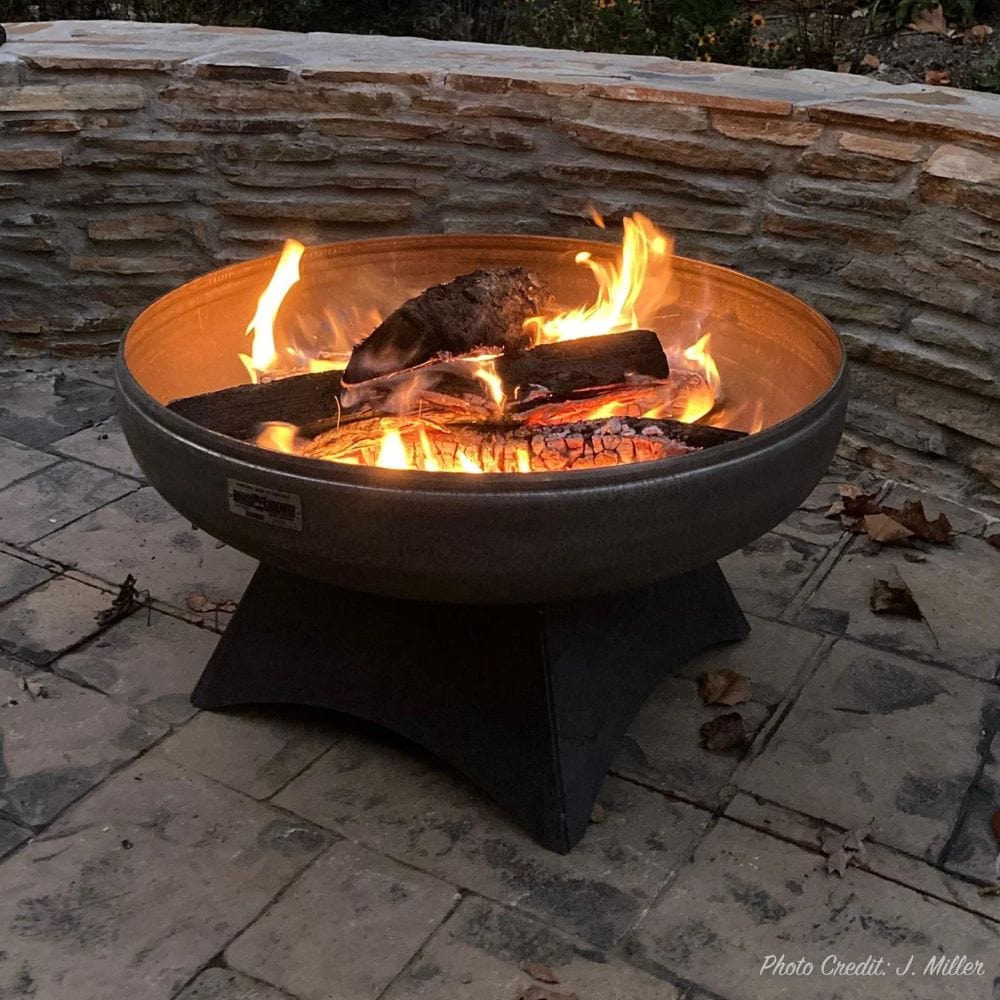 Ohio Flame Liberty Round Steel Wood-Burning Fire Pit