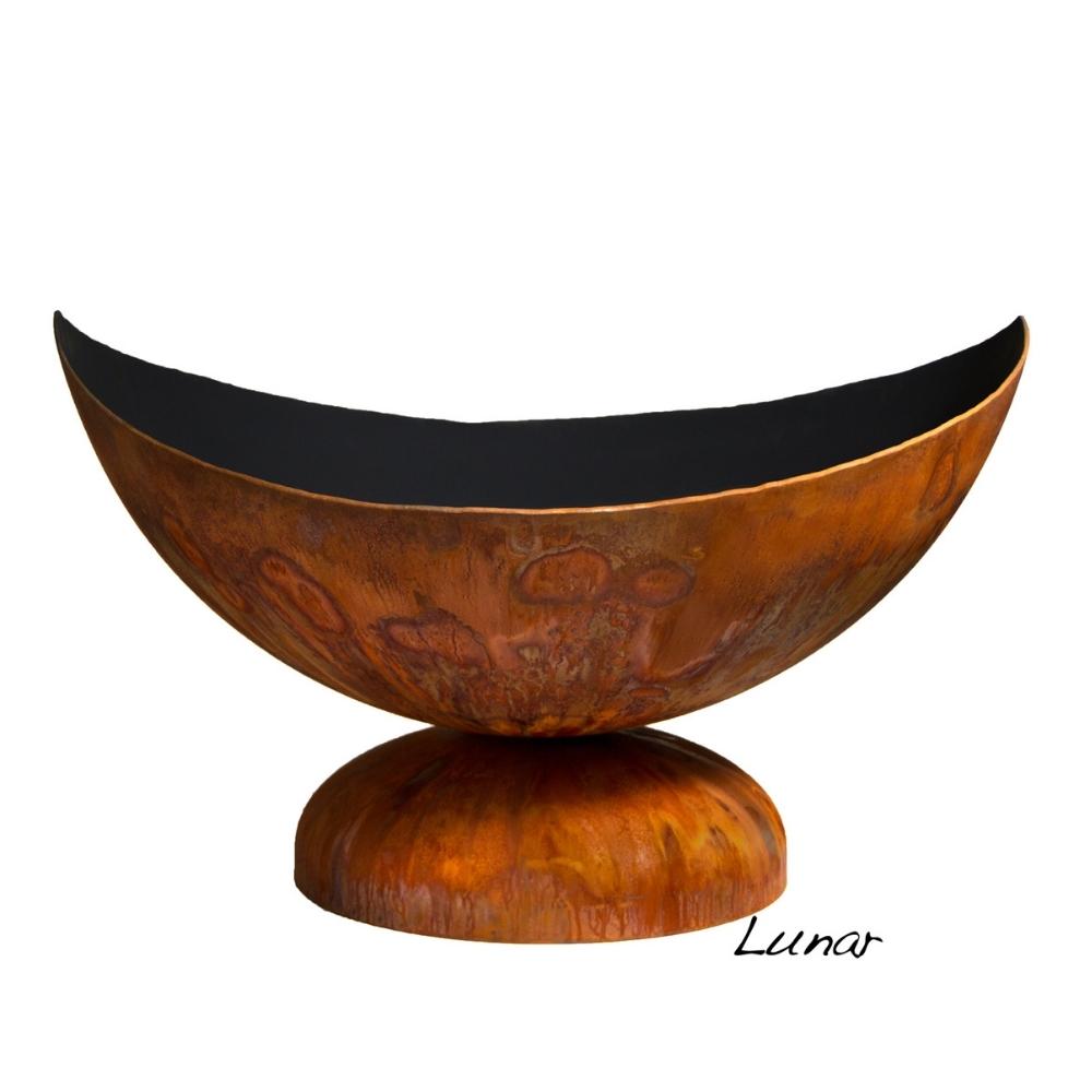 Ohio Flame Lunar Artisan Fire Bowl, Sizes: 30&quot; - 41&quot; Wide