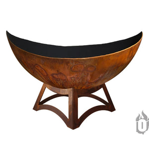 Ohio Flame Lunar Fire Bowl with Hollow Base