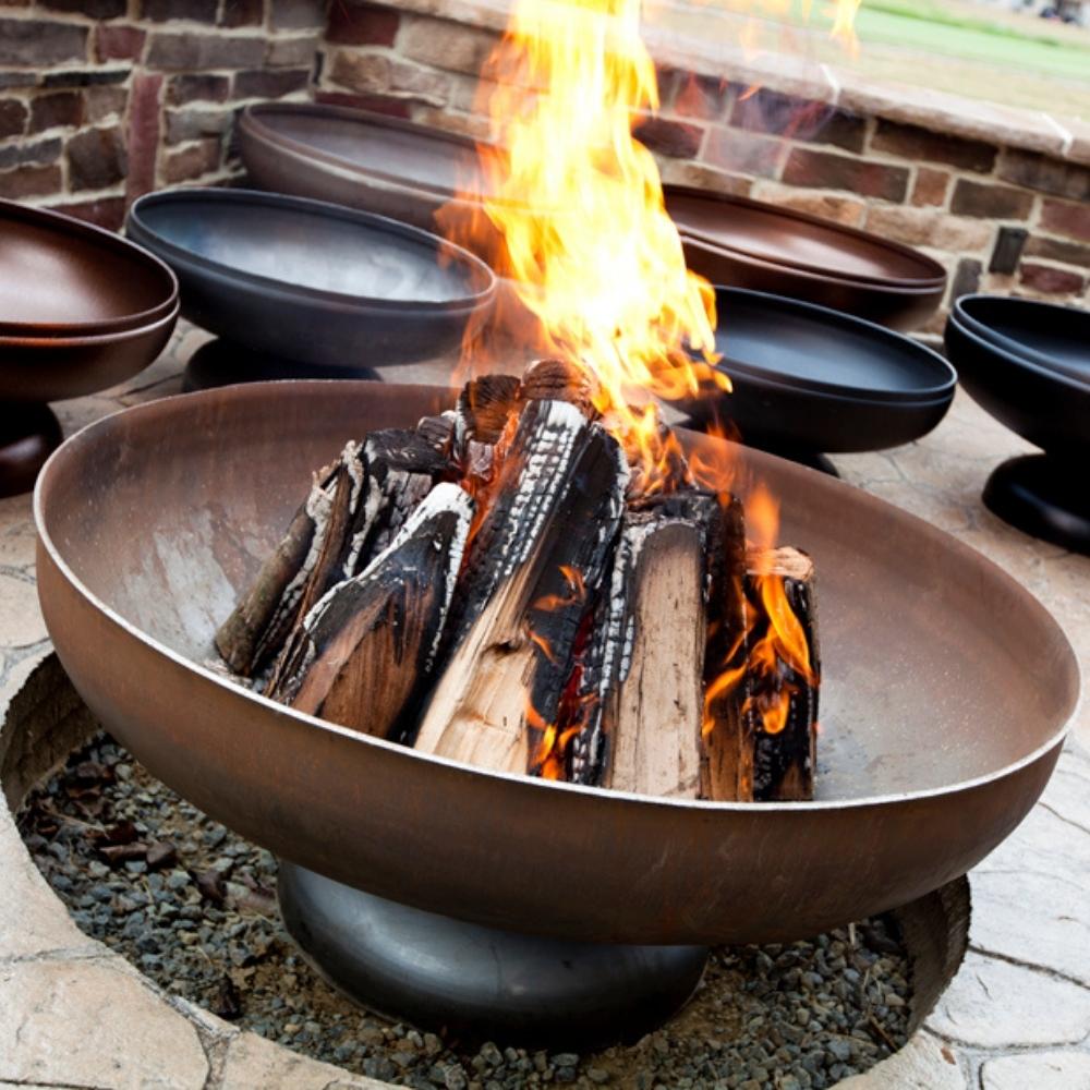 Ohio Flame Patriot Round Steel Wood-Burning Fire Pit