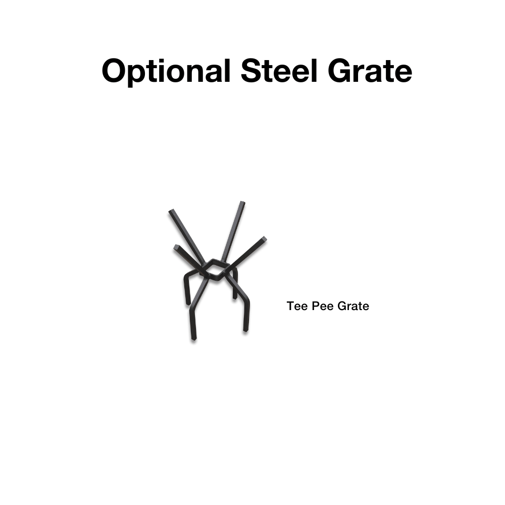 Ohio Flame Optional Steel Grate - room setting