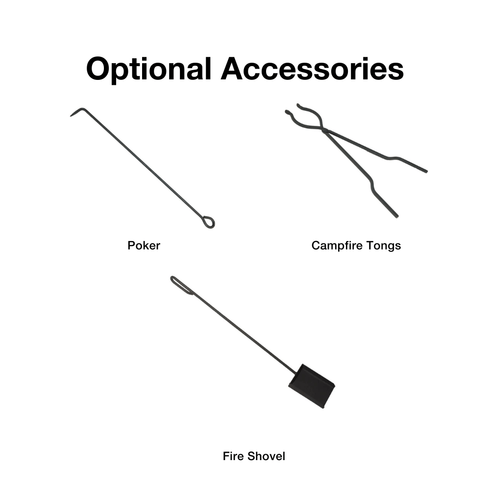 Ohio Flame Optional Accessories - Poker, Tongs and Shovel - alternate view