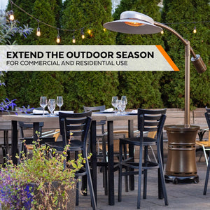 Paragon Outdoor ARC Propane Patio Heater for Commercial and Residential Use