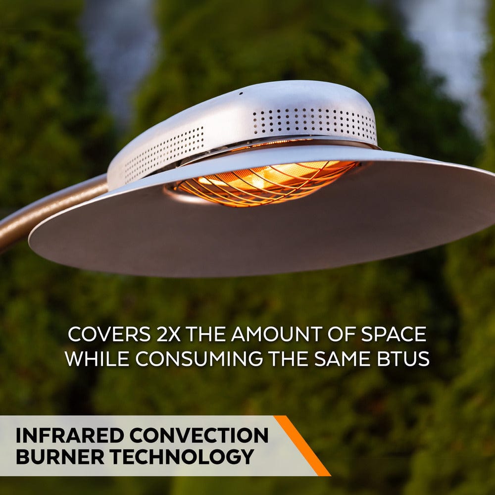 Paragon Outdoor ARC Propane Patio Heater&#39;s Burner Feature