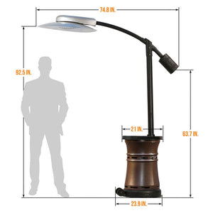 Paragon Outdoor ARC Propane Patio Heater Dimensions