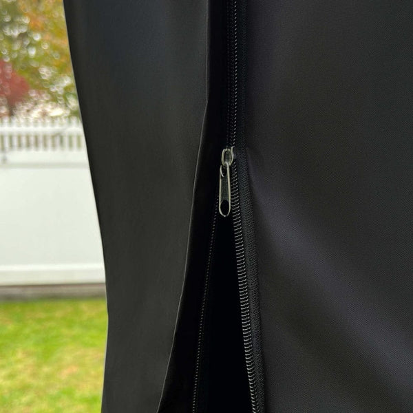 outdoor cover with zipper
