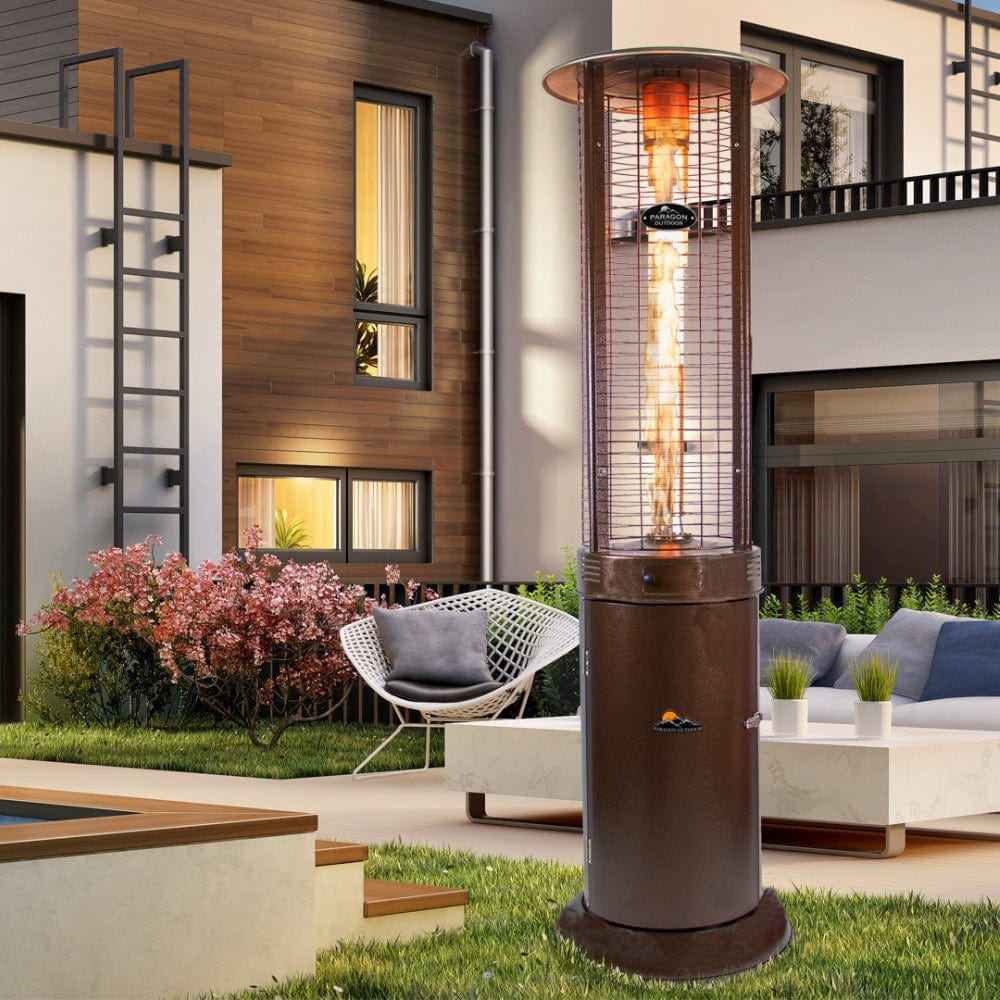 Fire Outside Porch Heater Gas Heaters Freestanding Outdoor Heater