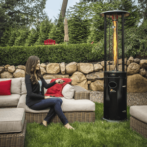 Turning on the Paragon Outdoor Helios Round Propane Patio Heater from your seat