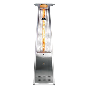 Paragon Outdoor Vesta Flame Tower Patio Heater in Stainless Steel