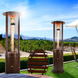 Paragon Outdoor Vulcan Round Propane Heaters in Bronze