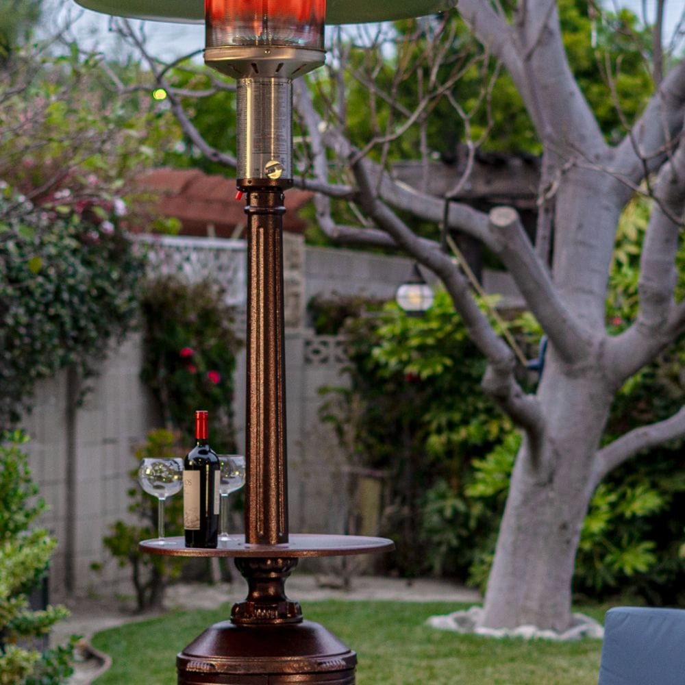 Natural Gas Gas Patio Heater In Stock Pyramid Glass Tube Patio