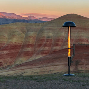 patiofyre metro jetlamp pellet patio heater with canyon view