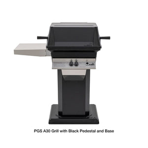Performance Grilling Systems A30 Gas Grill with Black Pedestal and Base