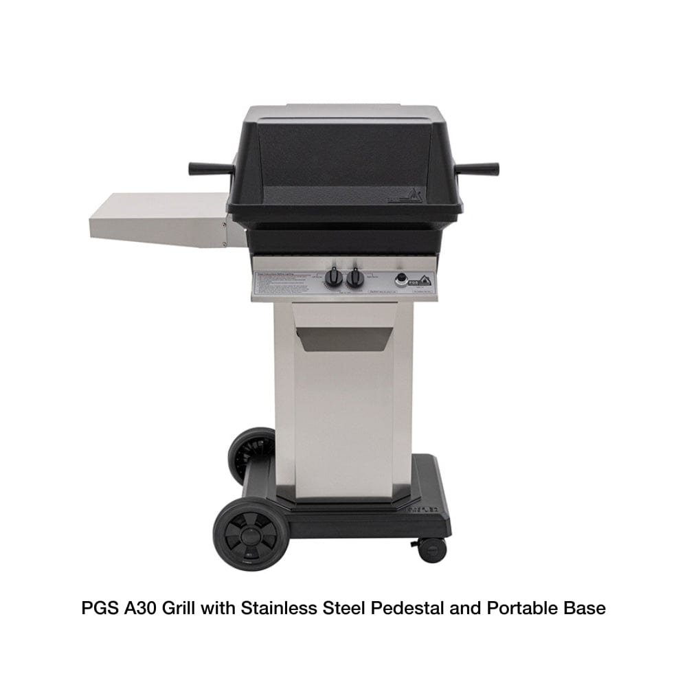Performance Grilling Systems A30 Gas Grill with Stainless Steel Pedestal &amp; Portable Base