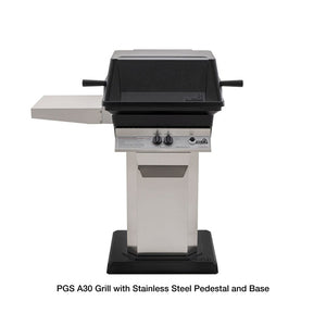 Performance Grilling Systems A30 Gas Grill with Stainless Steel Pedestal and Base
