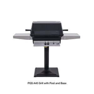 Performance Grilling Systems A40 Post Mounted Gas Grill with Base