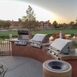 Performance Grilling Systems Legacy Newport S27T Gas Grill in a country club
