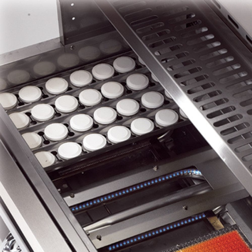 Performance Grilling Systems Moon Roks underneath the grates