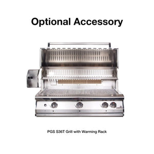 performance grilling systems s36t built in gas grill with optional warming rack