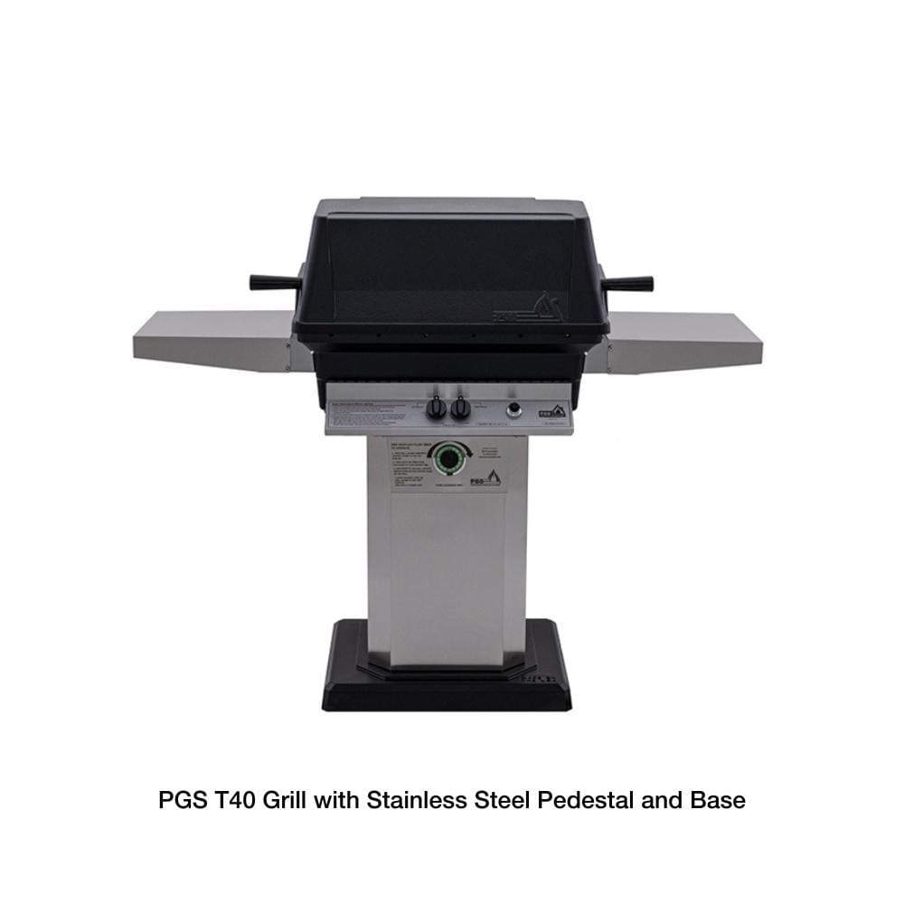 Performance Grilling Systems T40 Gas Grill with Stainless Steel Pedestal and Base