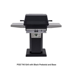 Performance Grilling Systems T40 Gas Grill with Black Pedestal and Base
