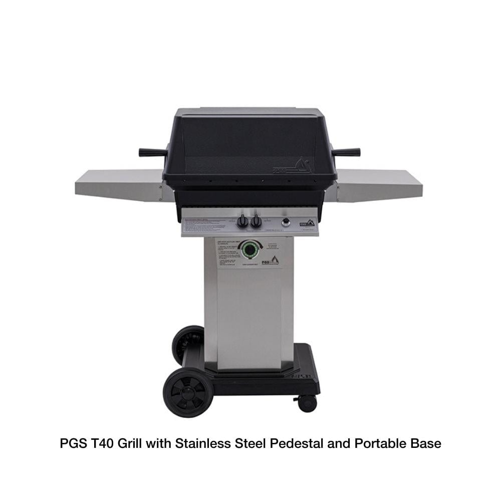 PGS T40 Commercial Cast Aluminum Propane Gas Grill With Timer And