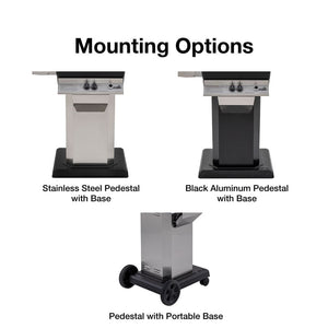 pedestal mounting options for performance grilling systems t series gas grills