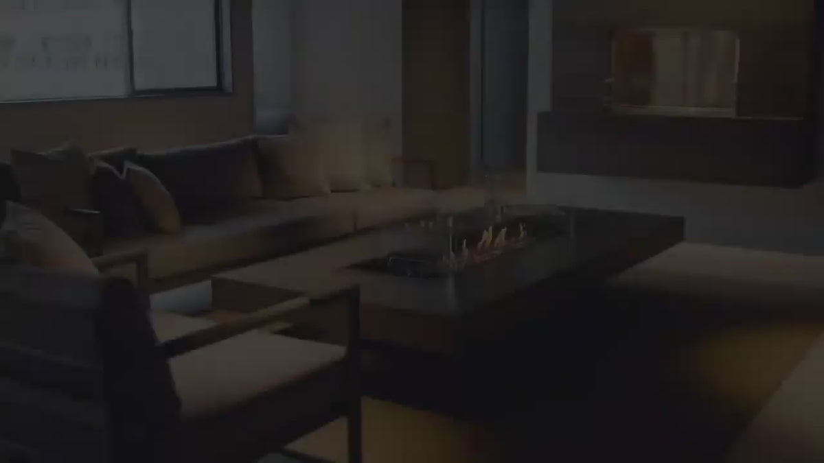 EcoSmart Fire Gin 90 Low Fire Pit Table