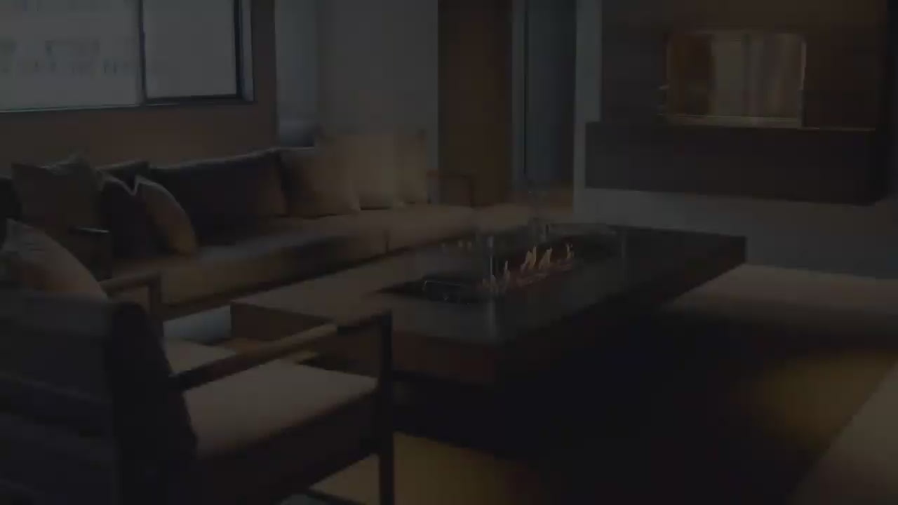 EcoSmart Fire Gin 90 Low Fire Pit Table