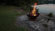 Fire Pit Art Manta Ray Handcrafted Steel Fire Pit