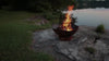 Fire Pit Art Manta Ray Handcrafted Steel Fire Pit