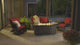 The Outdoor GreatRoom Company Balsam Montego Gas Fire Pit Table