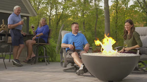 The Outdoor GreatRoom Company Cove 42-Inch Round Gas Fire Bowl