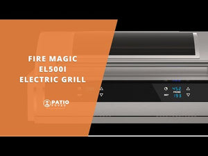 fire magic el500i electric grill video