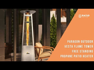 Paragon Outdoor Vesta Flame Tower Patio Heater Video