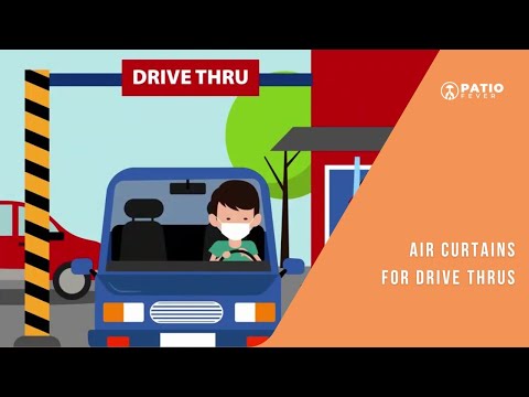 Schwank Air Curtains at Drive Thrus