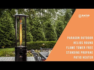 Paragon Outdoor Helios Round Flame Tower Propane Heater Video